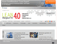 Tablet Screenshot of leanmagazin.de